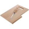 Wooden cutting board with knife LIZZANO