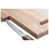 Wooden cutting board with knife LIZZANO