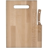 Wooden cutting board with knife LIZZANO