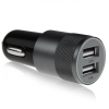 Metal car charger dual USB