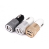 Metal car charger dual USB