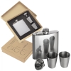 Hip flask with 2 shot glasses SANDVIKEN 170 ml