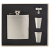 Stainless steel hip flask 170 ml with 2 Cups SANDVIKEN