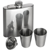 Stainless steel hip flask 170 ml with 2 Cups SANDVIKEN