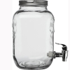 Beverage dispenser 4L with four 450ml jars ACAPULCO