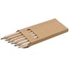 Wooden crayons 6 colors MINI