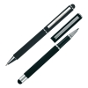 Writing set ballpen and rollerball pen touch pen soft touch CLAUDIE Pierre Cardin