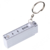 Plastic keyring with 0.5 m folding ruler