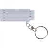 Plastic keyring with 0.5 m folding ruler