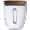 Glass mug with lid 350ml GERTHE