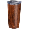 Stainless steel mug with wooden look COSTA RICA 550 ml