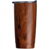 Stainless steel mug with wooden look COSTA RICA 550 ml