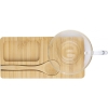 Tray with cup and spoon FORMOSA 150 ml