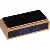 Desk clock with wireless charger TRONDHEIM