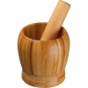 Wooden mortar SALVADOR