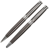 Metal set of ballpoint pen and roller ROI