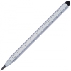 Aluminium everlasting ballpen with ruler HALMSTAD