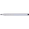 Aluminium everlasting ballpen with ruler HALMSTAD