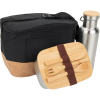 Gift set with drinking bottle, lunch box and jute cooler bag REIMS