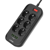 Power strip with USB ports