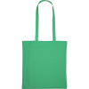 Organic cotton bag with long handles 180 g/m2 BRANSLEY
