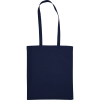Organic cotton bag with long handles 180 g/m2 BRANSLEY