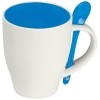 Ceramic mug with spoon 250ml PALERMO