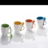 Ceramic mug with spoon 250ml PALERMO
