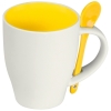 Ceramic mug with spoon 250ml PALERMO
