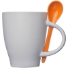 Ceramic mug with spoon 250ml PALERMO