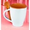 Ceramic mug with spoon 250ml PALERMO