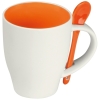 Ceramic mug with spoon 250ml PALERMO