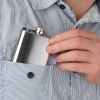Stainless steel hip flask FRESNO 104 ml